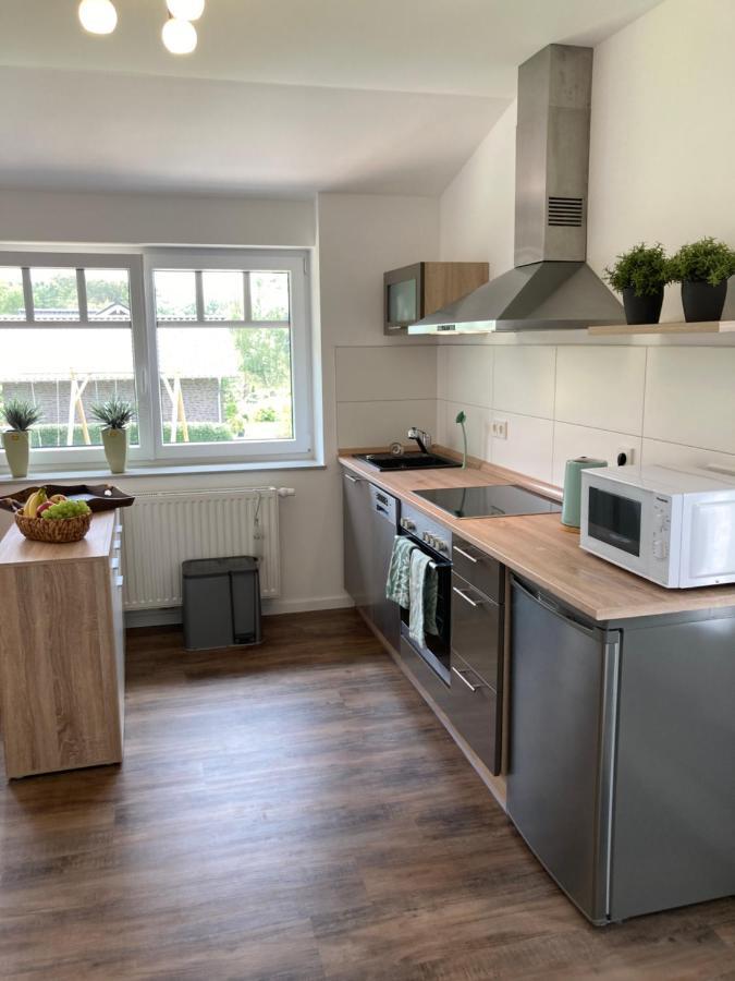 Ferienwohnung Heeser Birkenhof - Urlaub Auf Dem Bauernhof Mit Blick Ins Gruene Веце Екстериор снимка